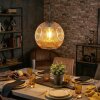 Ripoll Suspension, Boule lumineuse, Suspension Ambre, 1 lumière