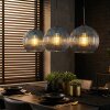Koyoto Suspension, Boule lumineuse, Suspension Bleu, 3 lumières