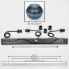 Koyoto Suspension, Boule lumineuse, Suspension Bleu, 3 lumières