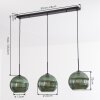Koyoto Suspension, Boule lumineuse, Suspension Vert, 3 lumières