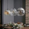 Koyoto Suspension, Boule lumineuse, Suspension Ambre, Clair, Fumé, 3 lumières