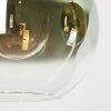 Koyoto Suspension, Boule lumineuse, Suspension Bleu, Or, Vert, Clair, 3 lumières