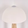 Forgek Lampe à poser Crème, Pierre, Blanc, 1 lumière