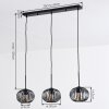 Oravi Suspension, Suspension Noir, 3 lumières