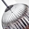 Ripoll Suspension, Boule lumineuse, Suspension Chrome, Fumé, 1 lumière