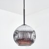 Ripoll Suspension, Boule lumineuse, Suspension Chrome, Fumé, 1 lumière