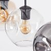 Ripoll Suspension, Boule lumineuse, Suspension Ambre, Clair, Fumé, 3 lumières