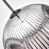 Ripoll Suspension, Boule lumineuse, Suspension Chrome, Clair, Fumé, 1 lumière
