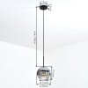 Ripoll Suspension, Boule lumineuse, Suspension Clair, Fumé, 1 lumière