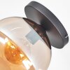 Koyoto Plafonnier, Boule lumineuse 25 cm Ambre, 1 lumière