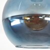 Koyoto Plafonnier, Boule lumineuse 25 cm Bleu, 1 lumière