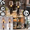 Salgadinho Lampe de table d'extérieur, Lampe à poser LED Sable, 1 lumière