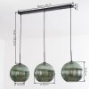 Koyoto Suspension, Boule lumineuse, Suspension 30 cm Vert, 3 lumières