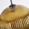 Koyoto Suspension, Boule lumineuse, Suspension 30 cm Or, 3 lumières