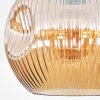 Ripoll Plafonnier, Boule lumineuse Ambre, 1 lumière