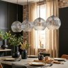 Ripoll Suspension, Boule lumineuse, Suspension Clair, Fumé, 4 lumières