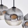 Ripoll Suspension, Boule lumineuse, Suspension Clair, Fumé, 4 lumières