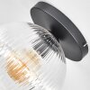 Koyoto Plafonnier, Boule lumineuse 25 cm Clair, 1 lumière