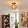 Koyoto Plafonnier, Boule lumineuse 30 cm Ambre, 1 lumière