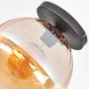 Koyoto Plafonnier, Boule lumineuse 30 cm Ambre, 1 lumière