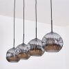 Ripoll Suspension, Boule lumineuse, Suspension Fumé, 4 lumières