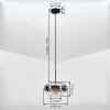 Mertola Suspension, Suspension Clair, Fumé, 1 lumière