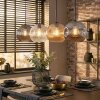 Ripoll Suspension, Boule lumineuse, Suspension Ambre, Clair, Fumé, 4 lumières
