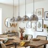 Ripoll Suspension, Boule lumineuse, Suspension Clair, Fumé, 4 lumières