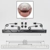 Ripoll Suspension, Boule lumineuse, Suspension Clair, Cuivré, 4 lumières