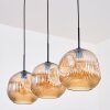 Ripoll Suspension, Boule lumineuse, Suspension Ambre, 3 lumières