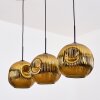 Ripoll Suspension, Boule lumineuse, Suspension Or, 3 lumières