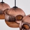 Ripoll Suspension, Boule lumineuse, Suspension Cuivré, 4 lumières