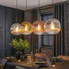 Ripoll Suspension, Boule lumineuse, Suspension Chrome, Or, Clair, Cuivré, Fumé, 4 lumières