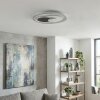Rarel Plafonnier LED Chrome, Gris, Argenté, Blanc, 1 lumière