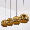 Ripoll Suspension, Boule lumineuse, Suspension Or, 4 lumières