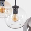 Koyoto Suspension, Boule lumineuse, Suspension Ambre, Clair, Fumé, 3 lumières