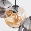 Koyoto Suspension, Boule lumineuse, Suspension Ambre, Fumé, 3 lumières