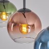 Koyoto Suspension, Boule lumineuse, Suspension Bleu, Vert, Clair, Cuivré, 3 lumières