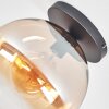 Koyoto Plafonnier, Boule lumineuse 30 cm Ambre, Clair, 1 lumière