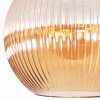 Koyoto Plafonnier, Boule lumineuse 30 cm Ambre, 1 lumière