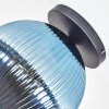 Koyoto Plafonnier, Boule lumineuse 30 cm Bleu, 1 lumière