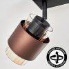 Traak Plafonnier, Spot de plafond Noir, 4 lumières