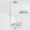 Jarik Suspension, Suspension Beige, 1 lumière