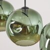 Ripoll Suspension, Boule lumineuse, Suspension Vert, 3 lumières