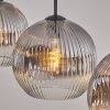 Ripoll Suspension, Boule lumineuse, Suspension Clair, Fumé, 3 lumières