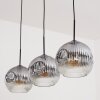 Ripoll Suspension, Boule lumineuse, Suspension Clair, Fumé, 3 lumières