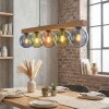 Gastor Suspension, Boule lumineuse, Suspension Écru, Noir, 5 lumières