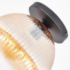 Koyoto Plafonnier, Boule lumineuse 30 cm Ambre, Clair, 1 lumière