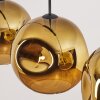 Ripoll Suspension, Boule lumineuse, Suspension Or, 3 lumières