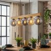 Gastor Suspension, Boule lumineuse, Suspension Écru, Noir, 5 lumières